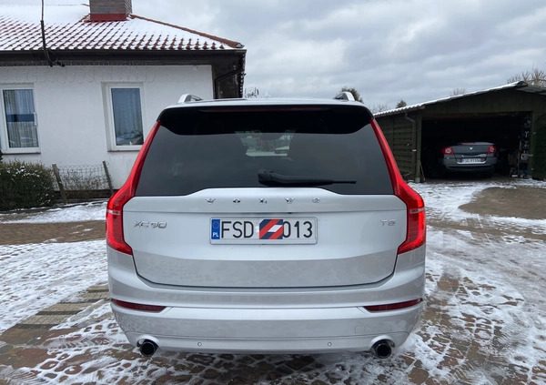 Volvo XC 90 cena 147900 przebieg: 120000, rok produkcji 2018 z Drezdenko małe 562